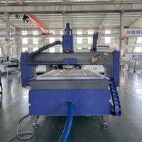 Machine de fraisage CNC 3 axes YOUHAOCNC 1325 avec moteur Leadshine 3,5 kW, engrenage Folinn, table de travail 1300x2500 mm pour le bois/les meubles