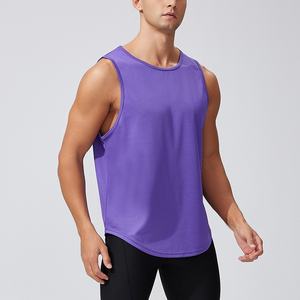 Débardeur en coton pour hommes, respirant, <span class=keywords><strong>vintage</strong></span>, Hip Hop, vêtements de fitness, tricoté sans manches, haut athlétique et musclé, vente en gros personnalisé - Product Image 6