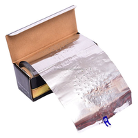 Feuille d'aluminium perforée de qualité alimentaire pour chicha, rouleau de 15 cm, couleur personnalisée, usage intensif, pour papier à chicha, boîte de feuille d'aluminium pour usage alimentaire