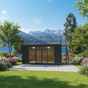 <span class=keywords><strong>Maison</strong></span> conteneur empilable moderne à 2 étages avec escalier et balcon : <span class=keywords><strong>Maison</strong></span> mobile préfabriquée de luxe en acier |   <span class=keywords><strong>Maison</strong></span> à vue panoramique détachable - Product Image 2