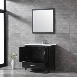 High End Solid Wood Bathroom Vanity with <b>Under</b>-mounted <b>Basin</b> bathroom <b>cabinet</b> - Product Image 3