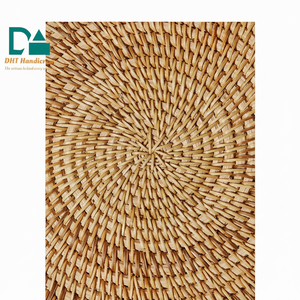 ที่ขายดีที่สุดในร่มบ้านเฟอร์นิเจอร์หวายวัสดุลักษณะที่ทันสมัยการออกแบบแบบดั้งเดิมสไตล์หวาย Placemat - Product Image 1