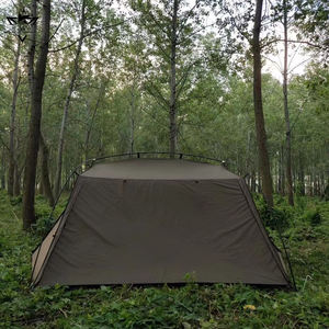 Senderismo al aire libre multifuncional Tiendas impermeables y ventiladas con ventanas de malla de toldo para actividades de campamento para 3-4 personas - Product Image 4
