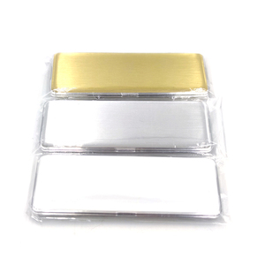 Etiquetas de <span class=keywords><strong>Nombre</strong></span> de Plástico, Etiquetas de <span class=keywords><strong>Nombre</strong></span> <span class=keywords><strong>en</strong></span> Blanco, Etiqueta de <span class=keywords><strong>Nombre</strong></span> Magnética con Reverso Magnético, Esquinas Redondeadas Blancas - Product Image 3