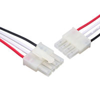 Câble d'alimentation ATX 24 broches pour carte mère, connecteur femelle, isolation PVC, AWM 300V 80C, pour remplacement de bloc d'alimentation PC