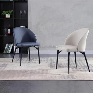 Chaises de salle à manger modernes de luxe, entièrement rembourrées, réglables et extensibles, en similicuir écologique durable, offrant un confort exceptionnel, meubles pour la maison - Product Image 4