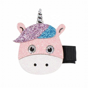 Barrettes et épingles à cheveux pour bébé fille, motif dessin animé, nœud vert brillant, scintillant, mignon et adorable, pour fête - Product Image 6