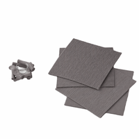 Dalles de moquette en PU à boucles modernes 50x50cm, motif puzzle, isolation acoustique, adaptées aux animaux domestiques, avec support fin en PVC, gris bureau
