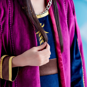 Costumi per festa di natale di compleanno per bambini fantasia ragazza Anna <span class=keywords><strong>Elsa</strong></span> principessa cotone film per TV vestito mantello che balla In-Stock - Product Image 3