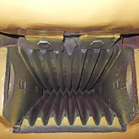 Plaques de protection latérales supérieures/inférieures en acier à haute teneur en manganèse moulé, modèle PE, pour concasseur à mâchoires, résistantes à l'usure