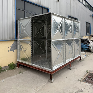 Promotion : Réservoir d'<span class=keywords><strong>eau</strong></span> surélevé en acier galvanisé, dimensions personnalisées, 220V, productivité 1000L/heure, puissance 70KW pour le stockage d'<span class=keywords><strong>eau</strong></span> - Product Image 4