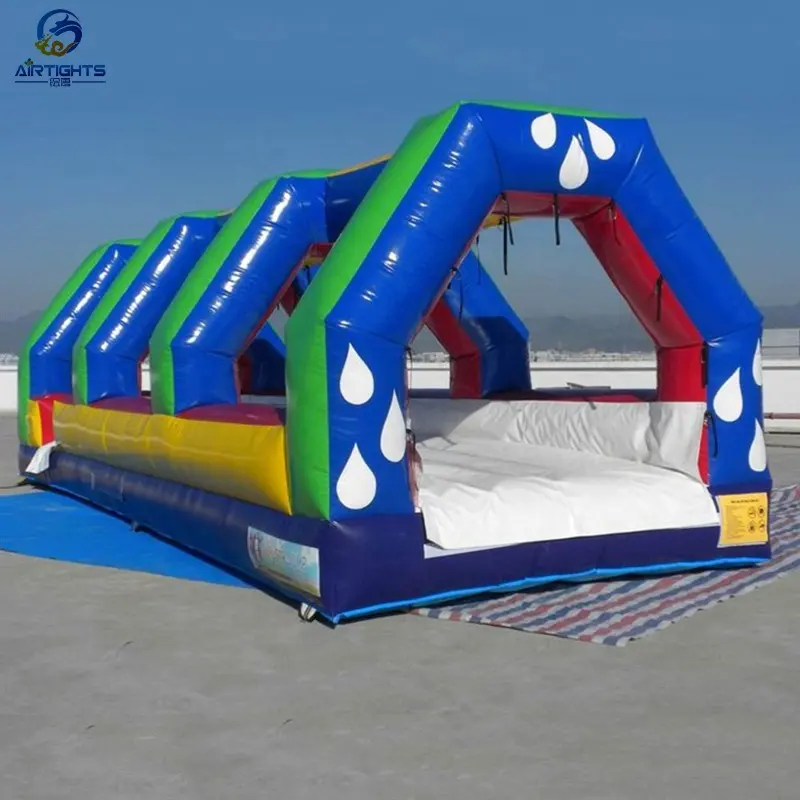 Custom Size Outdoor Exciting Inflatable Surf Water Slide Wet Slides