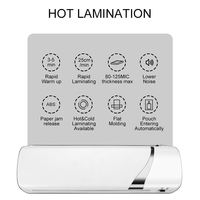 Máquina Laminadora Térmica Automática de 9 Pulgadas, Sistema de 2 Rodillos, Compacta y Portátil, Laminadora A4 para Hogar, Escuela y Oficina