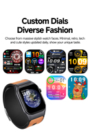 Reloj Inteligente GS500 Profesional de Bajo Consumo de Energía y Larga Duración de Batería, Carátulas Personalizables, Pago Conveniente, 4G