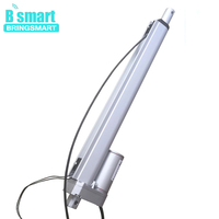 Actionneur linéaire BringSmart TGA-X 12 pouces 300 mm, moteur CC 12V-48V, charge 900N, vitesse personnalisée 5-80 mm/s, course réglable manuellement