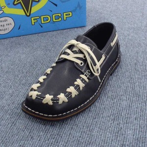 Mocasines de punta redonda 2025 para hombre, estilo nuevo de verano-otoño, zapatos derby de cuero genuino, zapatillas casuales de suela gruesa, a la moda - Product Image 5