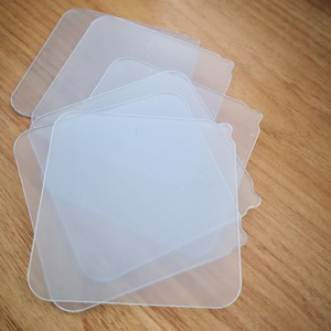 แผ่นติดอะคริลิคแบบดูดติดแน่น นาคามอริ วัสดุ PVC ใส สำหรับตะขอแขวนในครัวและห้องน้ำ แบบสองหน้า ไม่ทิ้งรอย - Product Image 1