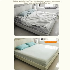 Sujetadores de sábanas con herramienta para fijar sábanas, soportes de esquina anchos mejorados que mantienen la sábana firme y ajustada a todos los colchones - Product Image 2