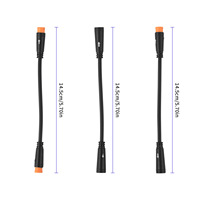 Connecteur étanche 3 broches mâle-mâle, femelle-femelle, câble d'extension pour vélo électrique, trottinette électrique, adaptateur de câblage