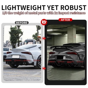 ดิฟฟิวเซอร์หลังคาร์บอนไฟเบอร์สำหรับ Toyota Supra A90 รุ่น AG Style น้ำหนักเบา ช่วยเพิ่มสมรรถนะด้านอากาศพลศาสตร์ สปอยเลอร์หลังทรง Track Styling - Product Image 3