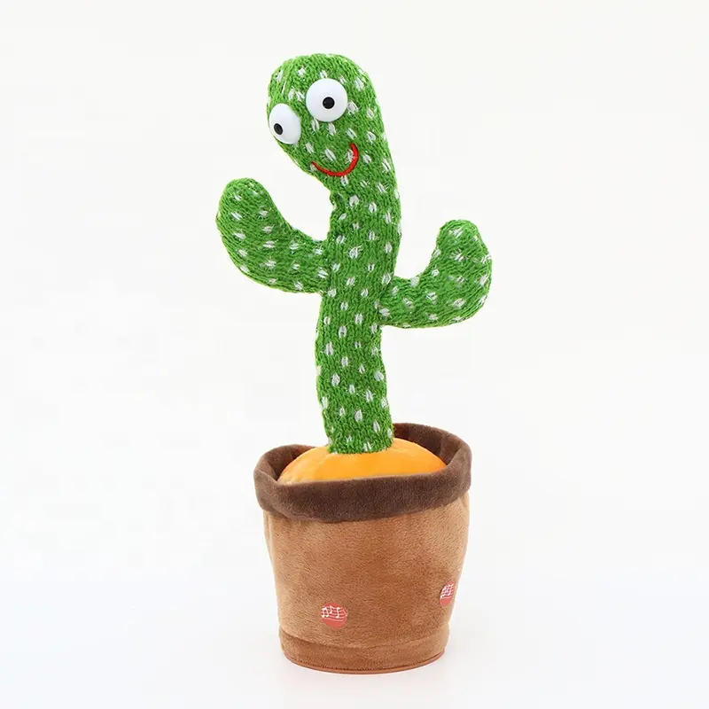 Cactus de baile juguetes cantando chico regalos juguetes para niños Navidad cumpleaños Regalos bebé cactus sonido juguete