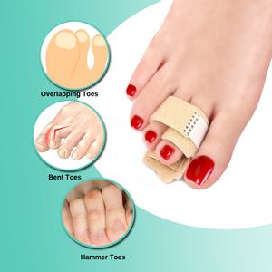 NUEVO Roto Toe Wraps Vendajes acolchados Martillo Separador de dedos Juanete Férulas Toe Straightener - Product Image 6