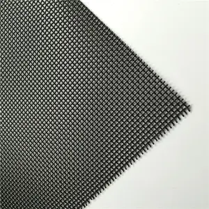 SS 304 316 black powder coated stainless steel security window screen mesh