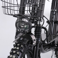 Trottinette Électrique Pliante à Pneus Larges Haute Vitesse 48V avec Pédales
