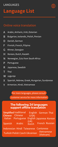 <span class=keywords><strong>Traductor</strong></span> Inteligente P40 Pro Android con Grabación en Tiempo Real, <span class=keywords><strong>Cámara</strong></span>, MP3, Traducción sin Conexión y <span class=keywords><strong>de</strong></span> Imágenes en 142 Idiomas, Dispositivo <span class=keywords><strong>de</strong></span> Traducción para Viajes - Product Image 6