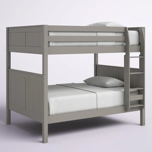 Letto a Castello per Bambini in Pino, Moderno e Semplice, Smontabile con Scala e Sponde di Sicurezza, Salvaspazio, per Commercio Estero Transfrontaliero, Vendita all'Ingrosso - Product Image 1