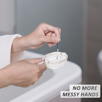 Tests de grossesse d'ovulation pour femmes tasse de collecte d'urine pliable réutilisable avec poignée antidérapante tasse de pipi portable avec repos de test