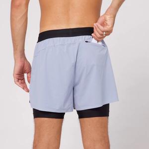 פעיל לנשימה קל משקל מסוגנן עם גב כיסים בצד גב וצד כיסים עם רשת המכנסיים קצרים - Product Image 5