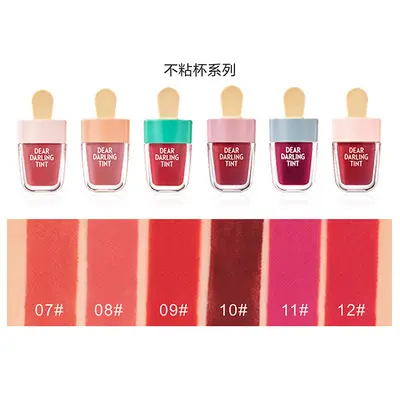 12 Colori Impermeabile Liquido di Colore Opaco Rossetto Lip Stick Cosmetici Long Lasting Velluto Lipgloss Lip Gloss Tinta Lip Bellezza