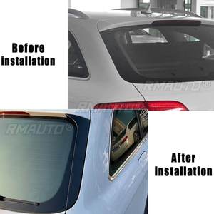 2 piezas de alerones laterales traseros en negro brillante para Audi A4 B8 Allroad Avant 2009-2016, alerones tipo canard, divisor de estilo para coche - Product Image 5