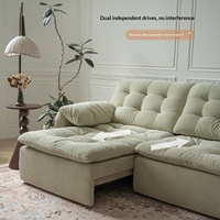 Modernes Chenier Elektrisches Sofa Wohnzimmer 2026 Neu Erweiterbar und Verstellbar Multifunktional Cremefarben Zero-Wall-Funktion