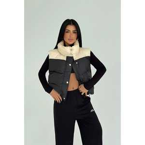 Chaleco acolchado negro para mujer - Product Image 2