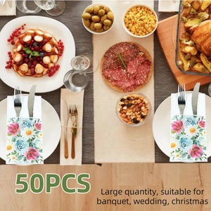 Serviettes en papier non tissées écologiques d'Airlaid pour le <span class=keywords><strong>mariage</strong></span> et le restaurant - Product Image 5