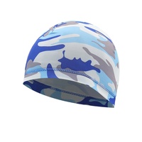 Gorra deportiva unisex de malla con diseño de calavera, sin visera, para ciclismo, running, motocicleta, con forro para casco, camuflaje, protección solar de verano, personalizada y económica.