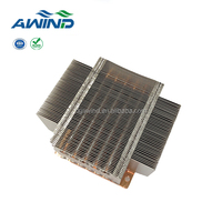 Dissipateur thermique flexible en aluminium avec caloduc en cuivre de 120 mm, 200W 300W, pour phares LED COB