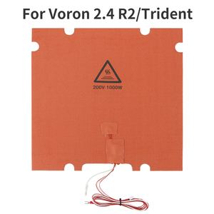 <span class=keywords><strong>Voron</strong></span> <span class=keywords><strong>2.4</strong></span> /Trident ซิลิโคนแผ่นทำความร้อน<span class=keywords><strong>350</strong></span>*<span class=keywords><strong>350</strong></span>มม. <span class=keywords><strong>Voron</strong></span> <span class=keywords><strong>2.4</strong></span> Trident 3D เครื่องพิมพ์อัพเกรดแผ่นความร้อนซิลิโคน - Product Image 2