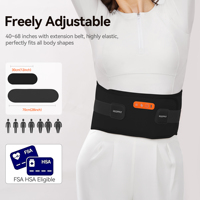 Cinturón Lumbar médico para mujer, adelgazamiento corporal, masajeador de cintura con calefacción, entrenador para aliviar el dolor, soporte para espalda