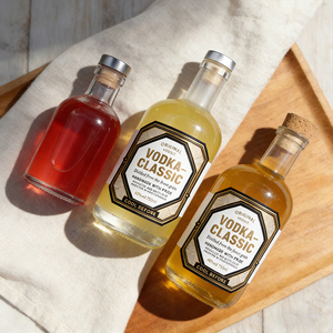 In Stock 100ml 200ml 250ml 375ml 500ml 750ml 1000ml Clear Frosted Empty Vodka <strong>Glass</strong> <strong>Bottle</strong> With Stopper - Product Image 2