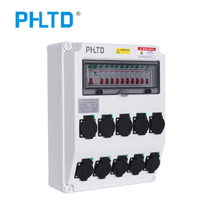 Phltd tiêu chuẩn Châu Âu ổ cắm hộp IP65 32A 3P ba giai đoạn công nghiệp cắm ổ cắm Hộp bảng điều khiển không thấm nước phân phối Hội Đồng Quản Trị - Product Image 3