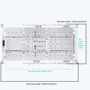 Cama Médica Eléctrica <span class=keywords><strong>de</strong></span> 7 Funciones con Medición <span class=keywords><strong>de</strong></span> Peso, Cama <span class=keywords><strong>de</strong></span> Enfermería Antiescaras para UCI, Clínica y Pacientes - Product Image 4