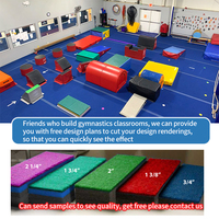 Top qualité Flexi lutte Velcro connecté personnalisé rouler MMA tapis Cheerleading tapis tapis pour boxe Gym