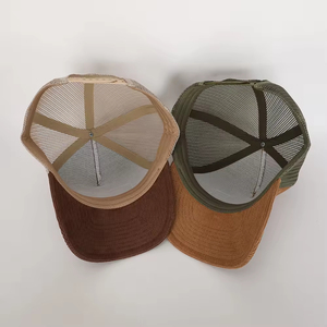Casquette Trucker à Logo Personnalisé, Couronne Haute, 5 Panneaux, en Maille, avec Patch Tissé, Réglable, pour Adulte, Fournisseur en Gros de Casquettes - Product Image 4