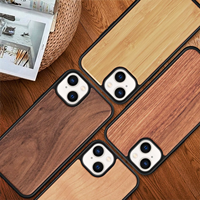 Étui de téléphone personnalisé de luxe en bois véritable pour iPhone 16 Pro Max, coque de téléphone portable en bois naturel pour iPhone 17 Pro