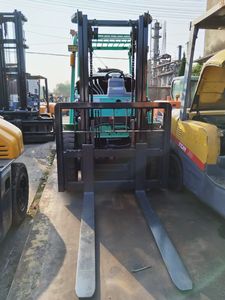 Offre spéciale Mini chariot élévateur diesel d'occasion Mitsubishi FD50 Transpalette automatique en parfait état de fonctionnement de 5 tonnes Original du Japon - Product Image 5