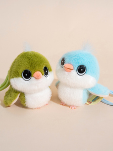 Lindos Colgantes de Peluche de Pájaros con Cordón, Hechos de Tela Suave en 6 Colores, Perfectos para Decorar Bolsos <span class=keywords><strong>y</strong></span> como Regalos Encantadores para Todas las Edades - Product Image 4