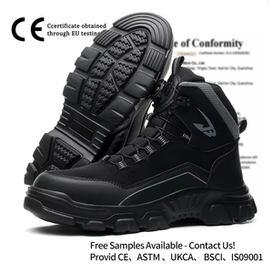 Chaussures de sécurité à cadran rotatif Mech-Lock pour hommes et femmes, embout de protection, tige en microfibre, baskets industrielles à ajustement rapide, Obsidian - Product Image 2